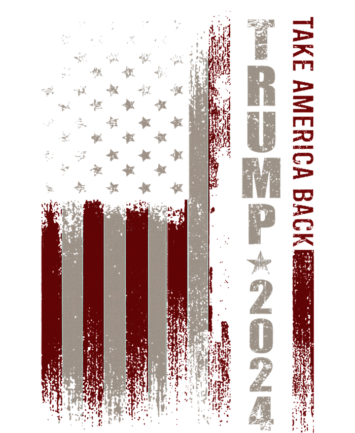 Take America Back Trump 2024 With American Flag T-Shirt