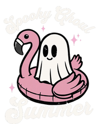 Spooky Ghoul Summer Cute Ghost Flamingo Summer Vibes Beach T-Shirt