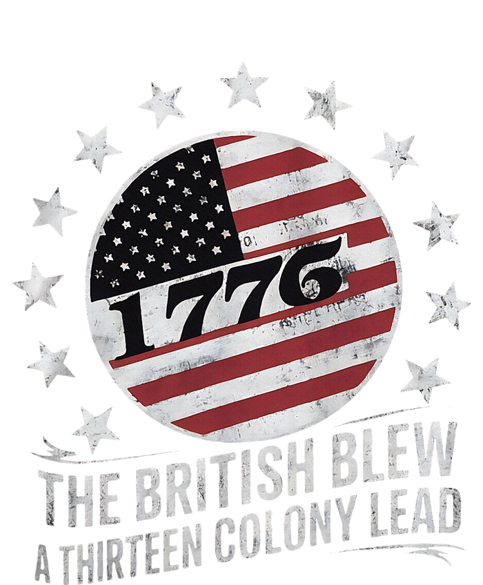 The British Blew A 13 Colony Lead Funny 4th Of July Women's Strappy Tank