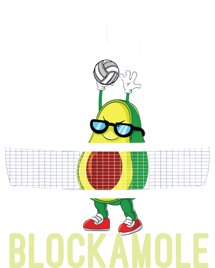 Holy Blockamole Funny Volleyball Block Avocado Teen Girl T-Shirt