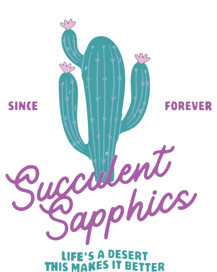 Lesbian Succulent Sapphics Plant Lesbian Toddler Sweatshirt