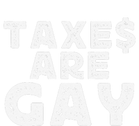 Taxes Are Gay 7 Panel Mesh Trucker Snapback Hat