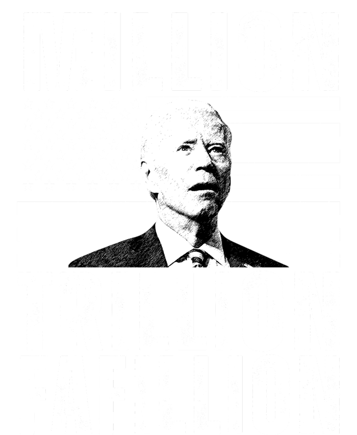 Million Trillion Fafillion Confused Biden Funny Performance Long Sleeve Polo