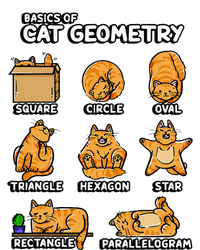 Basic Cat Geometry Cute Cat Cat Lover Cat Owner Math School 25L Jumbo Tote