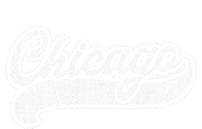 Chicago Illinois Il Retro Baseball Style Women's Crop Top Tee