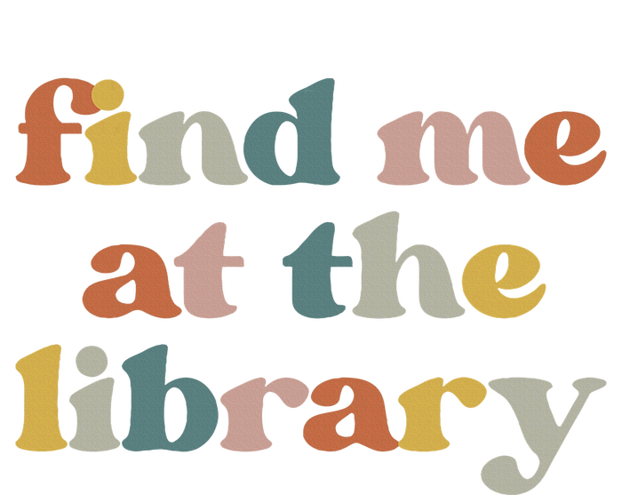 Find Me At The Library Retro Librarian Reading Book Lover Kids Hoodie