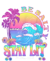 Summer Beach Be Salty Stay Lit Matthew 5:13 14 Softstyle Adult Sport Polo