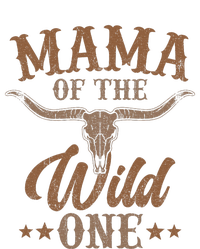 Mama 1st First Birthday Cowboy Western Rodeo Party Matching Tie-Dye T-Shirt