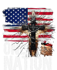 Distressed Christian One Nation Crown Of Thorns Patriotic Tote Bag