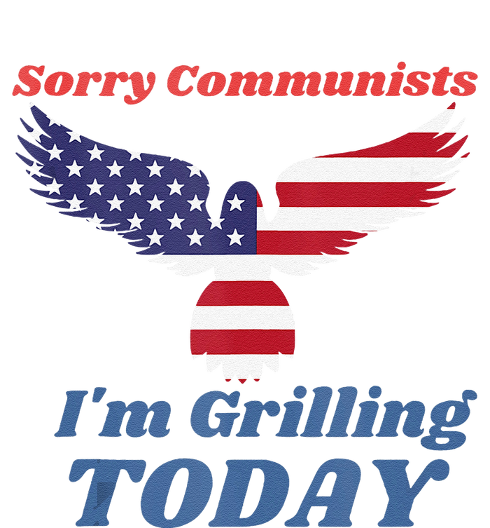 Funny Sorry Communists IM Grilling Today Softstyle Adult Sport Polo