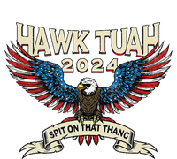 Hawk Tush American Eagle 2024 Funny Patriotic 4th Of July Coaster