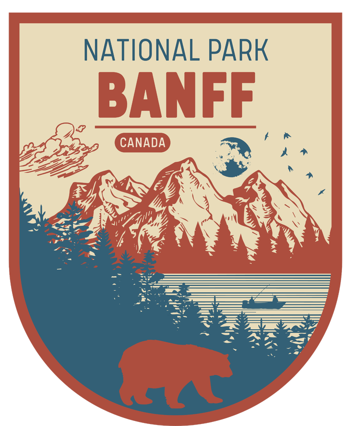 Banff National Park CanadaS Badge Premium T-Shirt