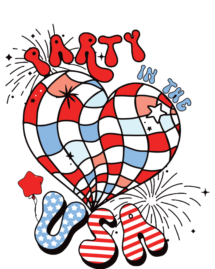 Party In The Usa 4th Of July America Independence Girl Women T-Shirt