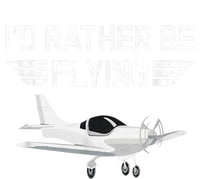 Distressed ID Rather Be Flying Funny Airplane Pilot Kids Long Sleeve Shirt