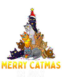 Merry Catmas In July Cute Cat Xmas Tree Tank Top