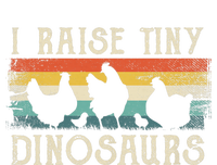 I Raise Tiny Dinosaurs Retro 70s Chicken Silhouette Women's Perfect Tri Tunic Long Sleeve Shirt