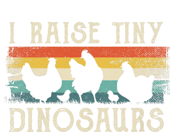 I Raise Tiny Dinosaurs Retro 70s Chicken Silhouette Women's Perfect Tri Tunic Long Sleeve Shirt