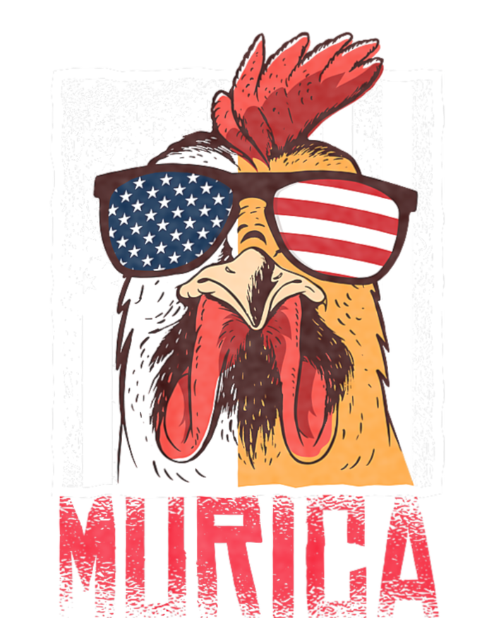 Labor Day Gift Merica Sunglasses Cock Funny Rooster Murica T-Shirt