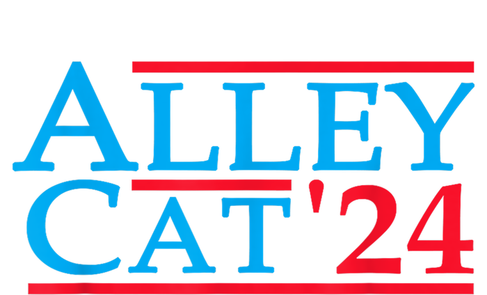 Funny Patriotic Alley Cat 2024 Election Campaign Political Gift Bella+Canvas Jersey Crop Tee