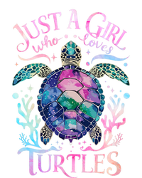 Turtle Sea Ocean Cute Just A Girl Who Loves Turtles T-Shirt