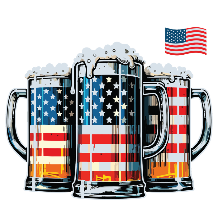 Beer American Flag T-Shirt