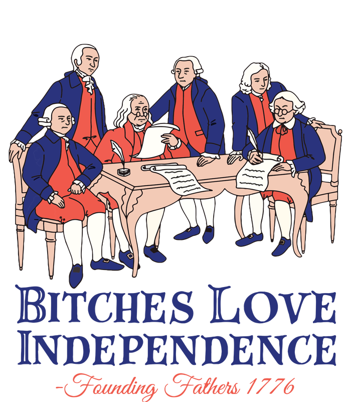 Bitches Love Independence 4th Of July Performance Long Sleeve Polo