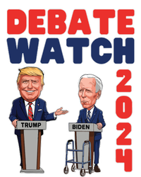 Debate Watch Party 2024 Trump Biden President Election High Crown Mesh Back Trucker Hat