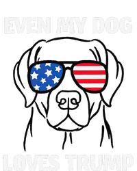 Labrador Dog Sunglasses Usa Flag Even My Dog Loves Trump Hoodie