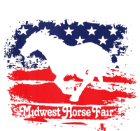 Midwest Horse Fair Redwhiteblue Flag T-Shirt