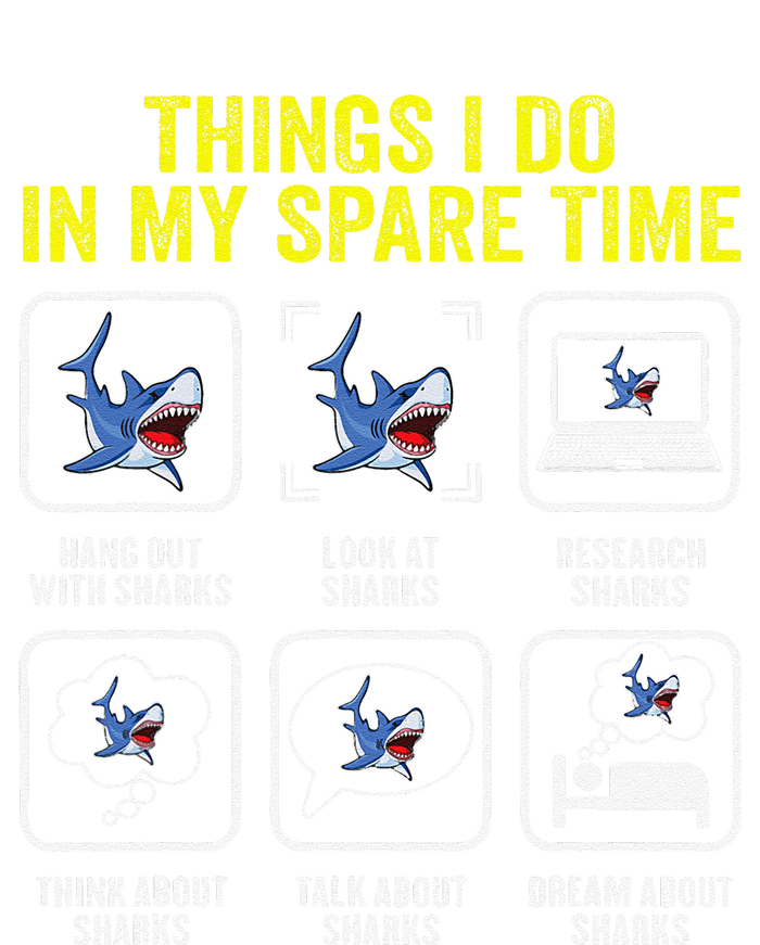 Things I Do In My Spare Time Shark Lover Ocean Wildlife T-Shirt