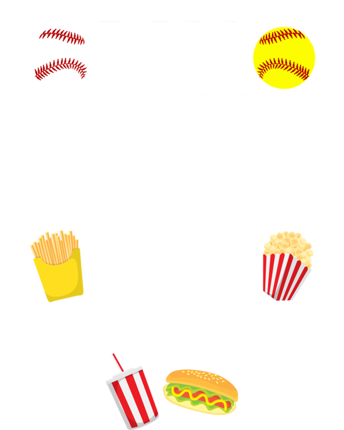 Ball Brother Snack Bar Baseball Softball Brother Gift Premium Hoodie