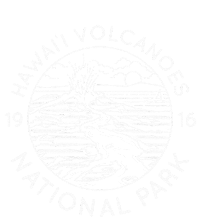 Hawaii Volcanoes National Park Cool White Line Art Outdoor Womens CVC Long Sleeve Shirt