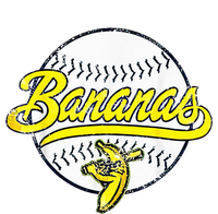 Banana Playing Baseball Fruit Lover Funny LetS Go Bananas Women's Racerback Tank