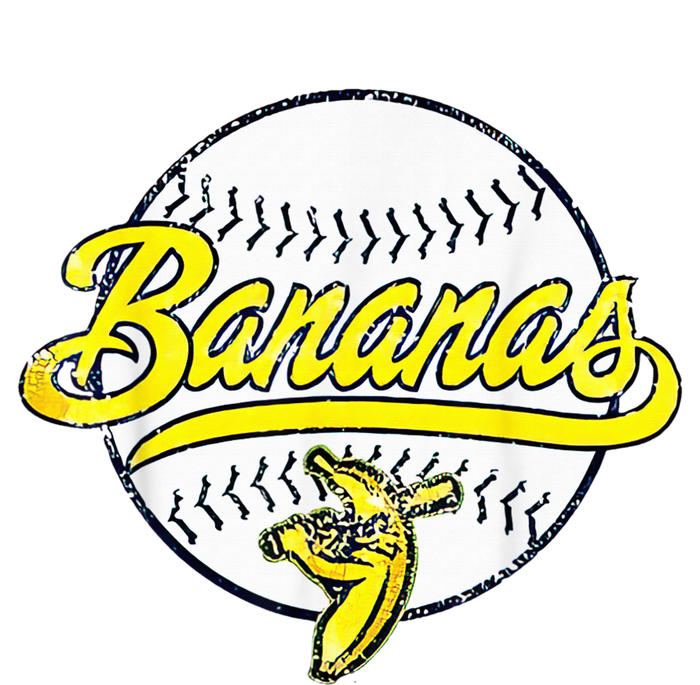 Banana Playing Baseball Fruit Lover Funny LetS Go Bananas Women's Racerback Tank