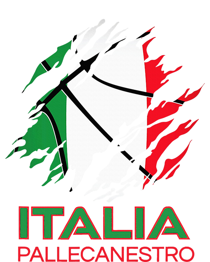 Italia Sports Fan Italian National Flag Art Italy Basketball T-Shirt