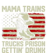 Mama Trains Trucks Prison Getting Drunk Country Music Long Sleeve Pajama Set