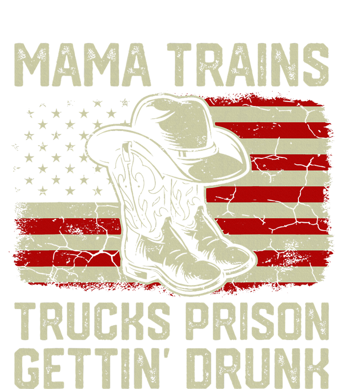 Mama Trains Trucks Prison Getting Drunk Country Music Long Sleeve Pajama Set