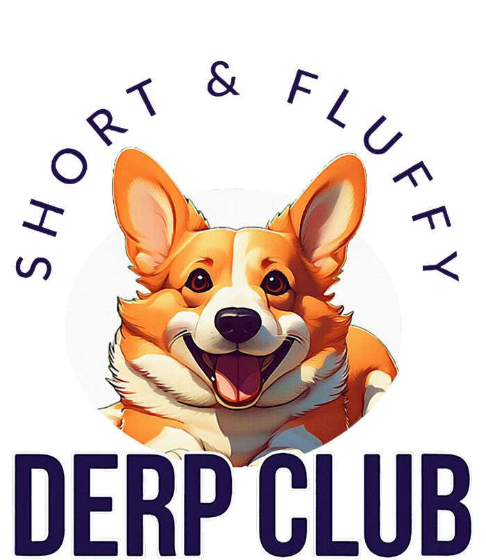 Short & Fluffy Derp Club For Corgis T-Shirt