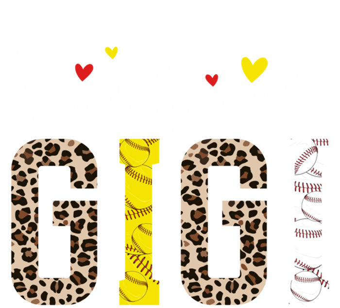 Ballpark Gigi Leopard Baseball Softball Gigi Grandma Gift Infant Baby Jersey Bodysuit