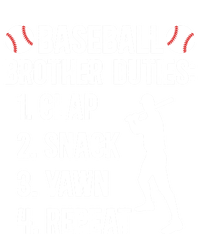 Baseball Brother Duties Brother Of A Baseball Player Gift T-Shirt