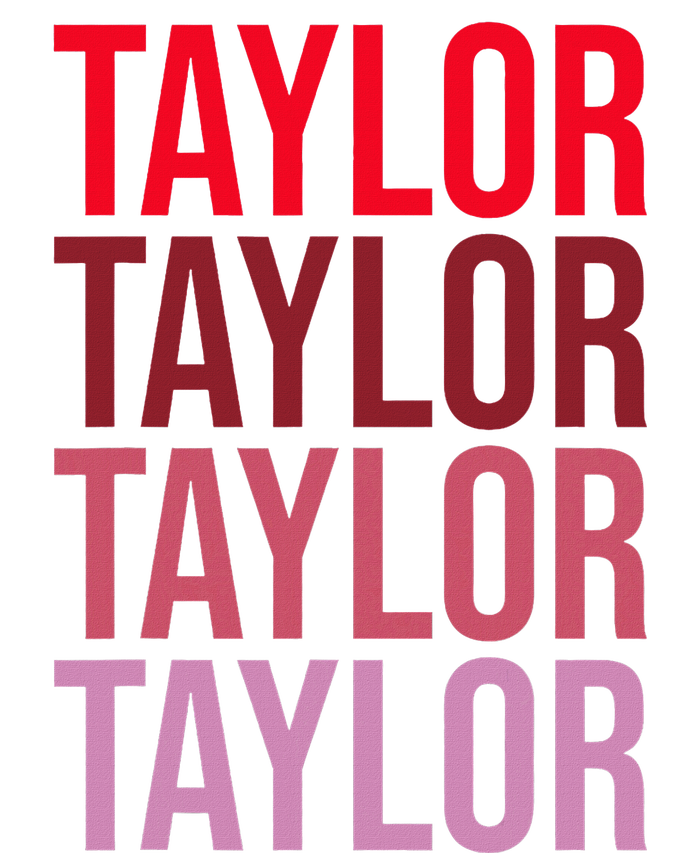 Retro Taylor Wordmark Pattern I Love Taylor T-Shirt