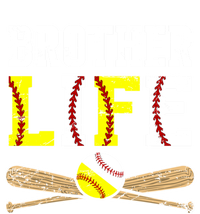 Baseball Softball Brother Life Softball Baseball Brother Gift Zip Tote Bag