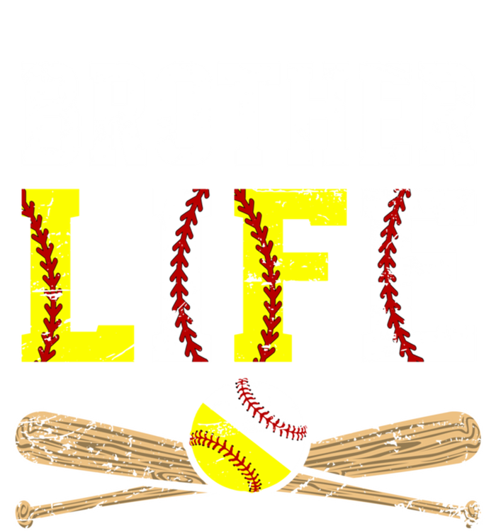 Baseball Softball Brother Life Softball Baseball Brother Gift Zip Tote Bag