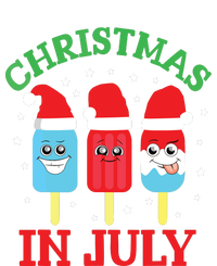 Christmas In July Shirts Ice Pops Santa Funny Womens California Wash Sweatshirt