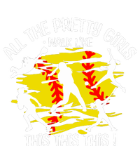 All The Pretty Girl Walk Like This Softball T-Shirt