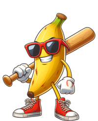 Funny Banana Playing Baseball Fruit Lover Baseball Player Cute Gift Infant Baby Jersey Bodysuit