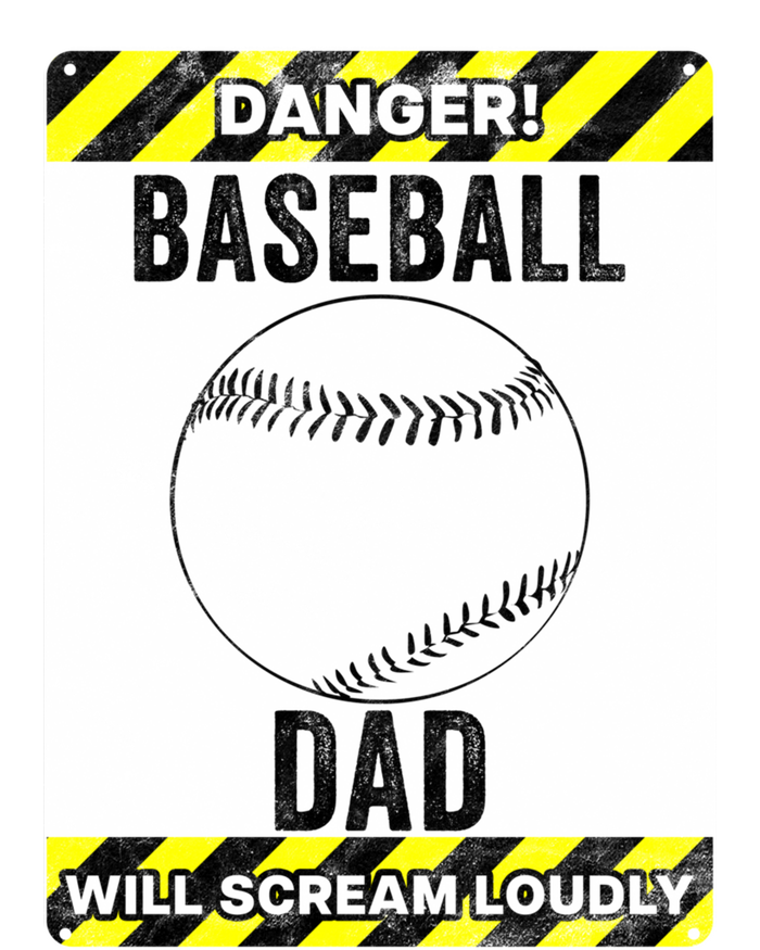 Funny Baseball Dad Sign Baseball Dad Gift T-Shirt