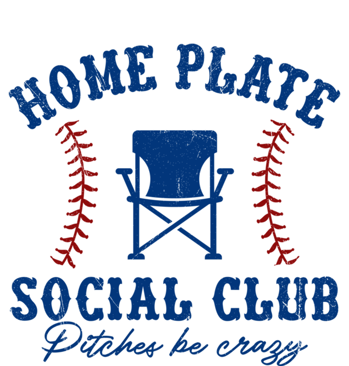 Home Plate Social Club Pitches Be Crazy Baseball Gift Coaster