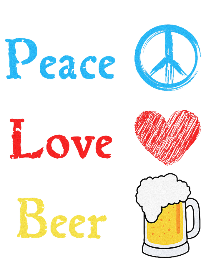 Funny Peace Love Beer T-Shirt