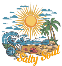 Groovy Salty Soul Summer Vacation Beach Vacay T-Shirt